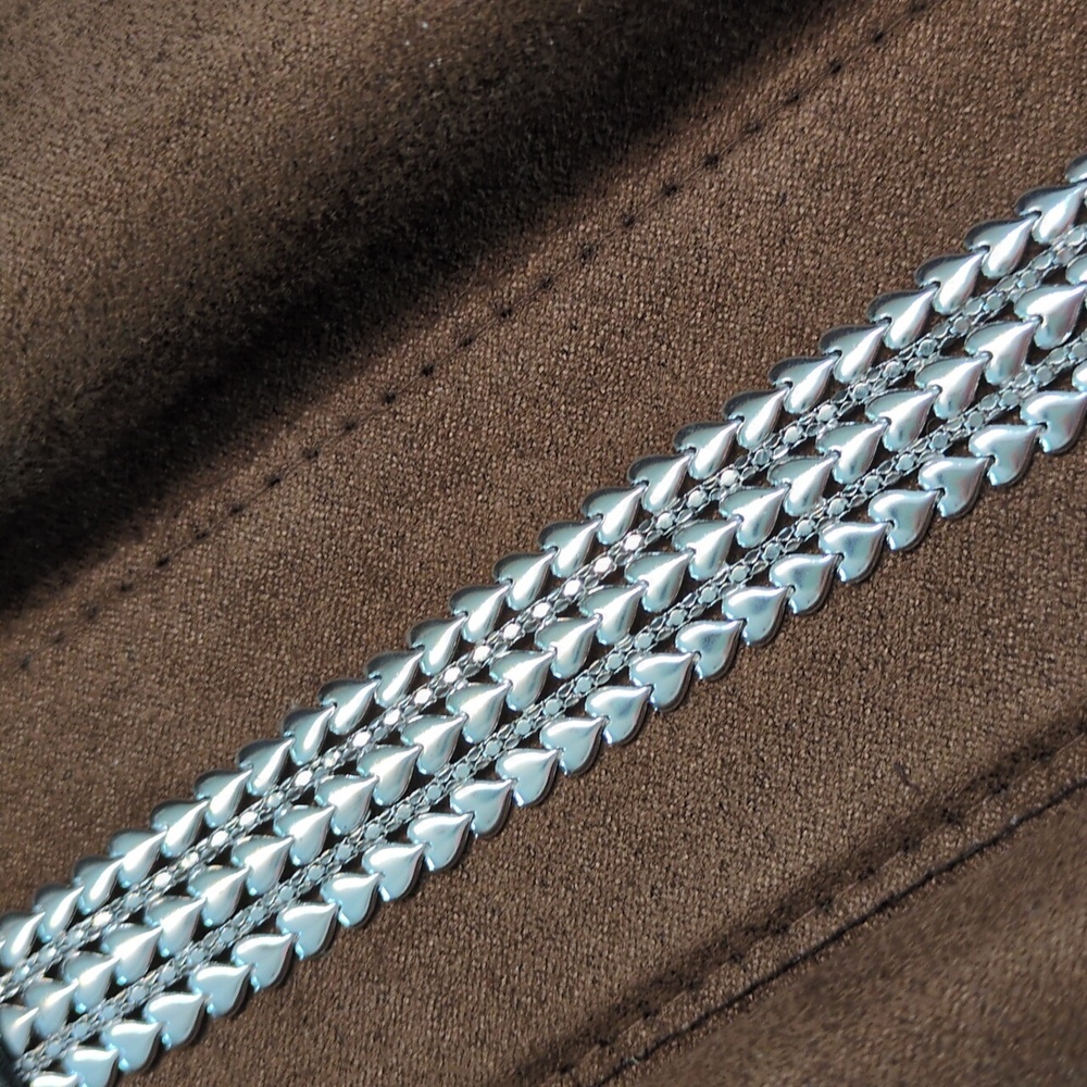 Ross-Simons Italian Sterling Silver Bracelet - Picture 2 of 7